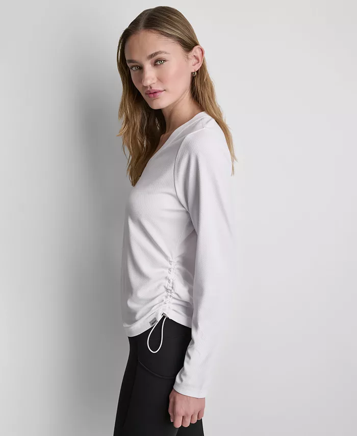 Women's Long-Sleeve Ruched Tech Top - thumbnail 8