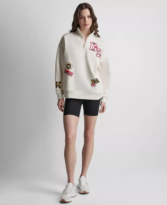 Women's Campus Patch Quarter-Zip Sweatshirt - thumbnail 2