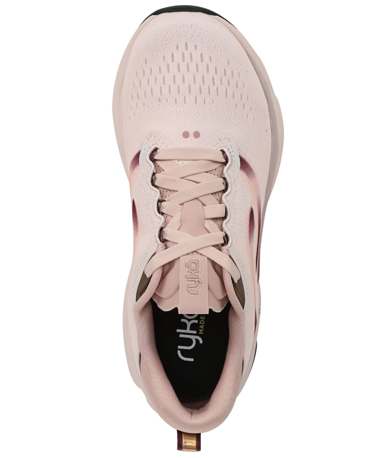 Женские кроссовки Ryka Premium Elevate LX Walking Lace-Up, цвет: Ракушечный розовый сетчатый — фото 4