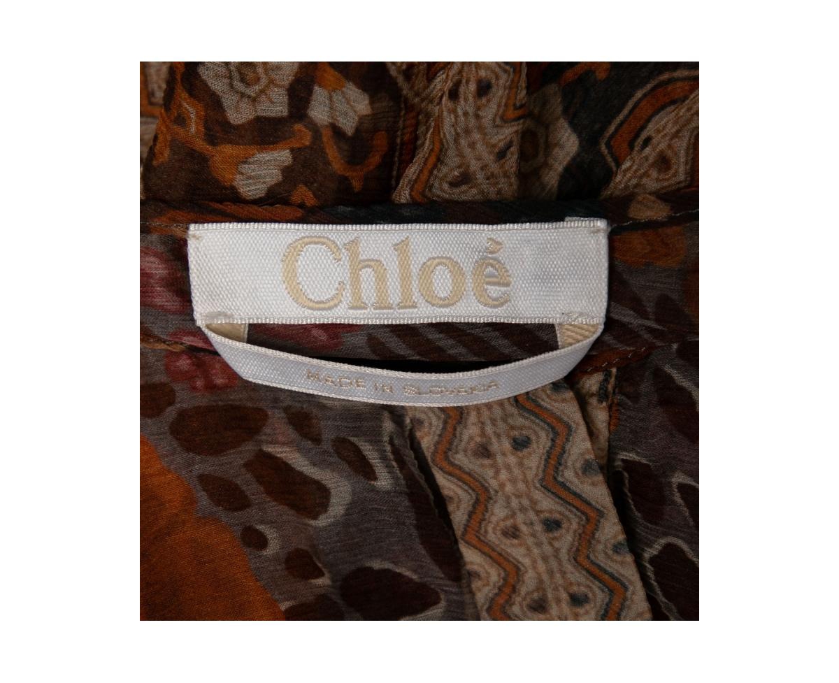 Pre-Owned Chloe Women's ange Silk Top