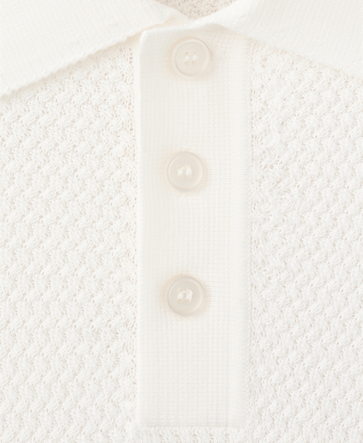 Mango Men's Fine-Knit Ribbed Cotton Polo Shirt
