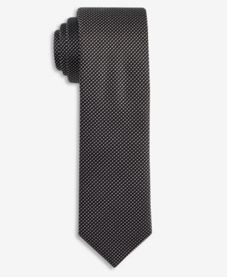 BOSS by Men's Neat Silk Skinny Tie