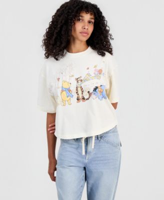 Juniors' Pooh & Friends Boxy Tee