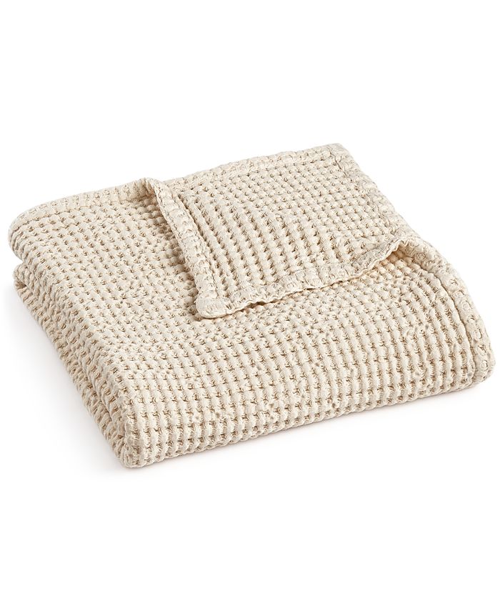 Hotel Collection CLOSEOUT! Waffle Weave Throw, Created for Macy's Macy's