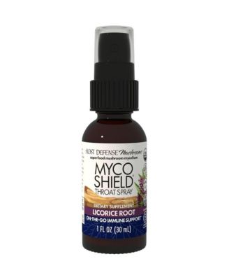 Host Defense MycoShield Throat Spray - Immune Health Support - Dietary Mushroom Supplement with Chaga Reishi Turkey Tail More - On-the-Go Immune S 16$