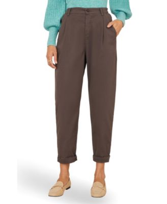 Women's Cotton Canvas Chino Trousers