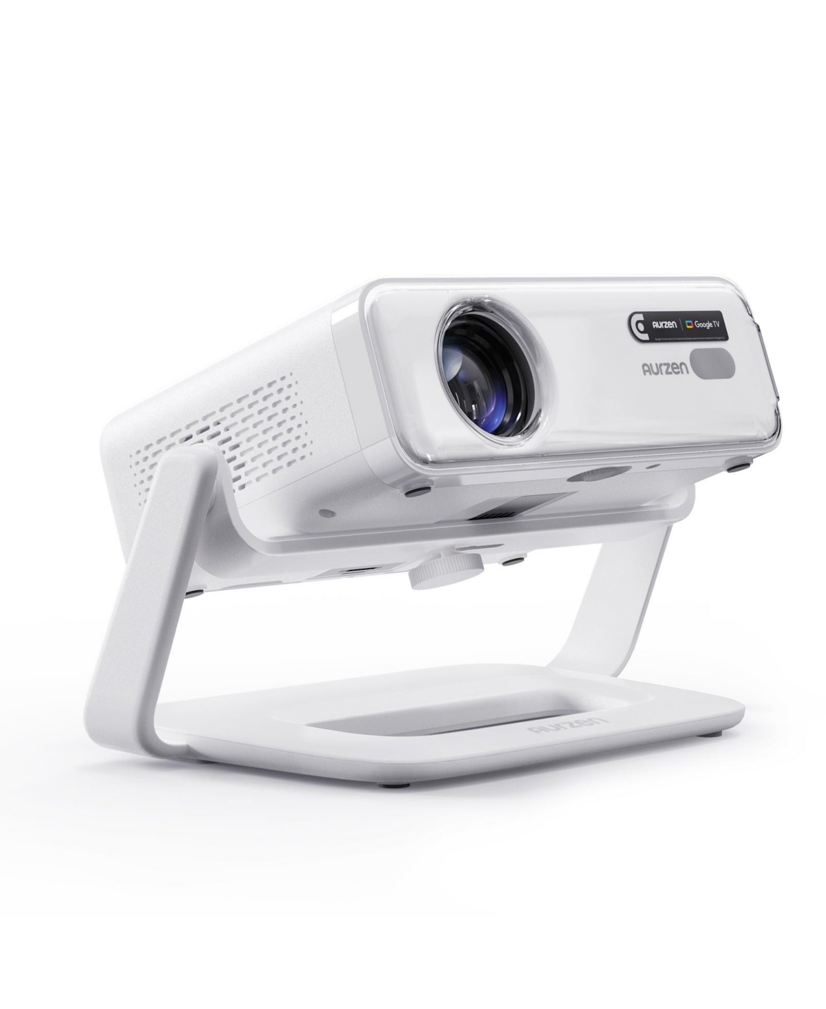 Aurzen Multi-Angle Rotatable Projector Stand, Up to 9.06" Wide - White