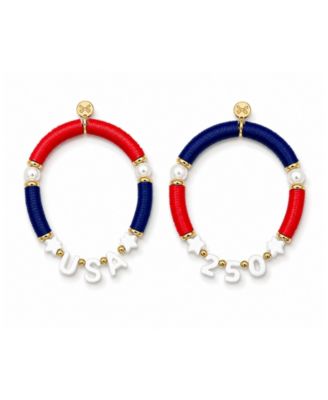 Bits Bows Girls Bits and Bows LittleBig Usa 250 Bracelet Set - Redwhiteblue 42$
