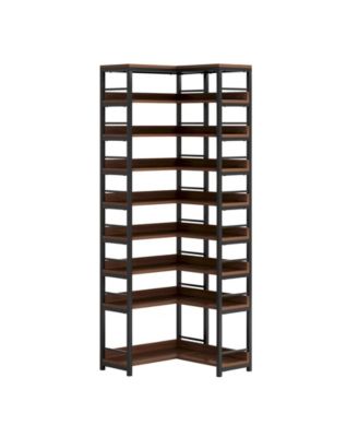 9 Tier Corner Shoe Rack Freestanding Shoe Storage Shelf