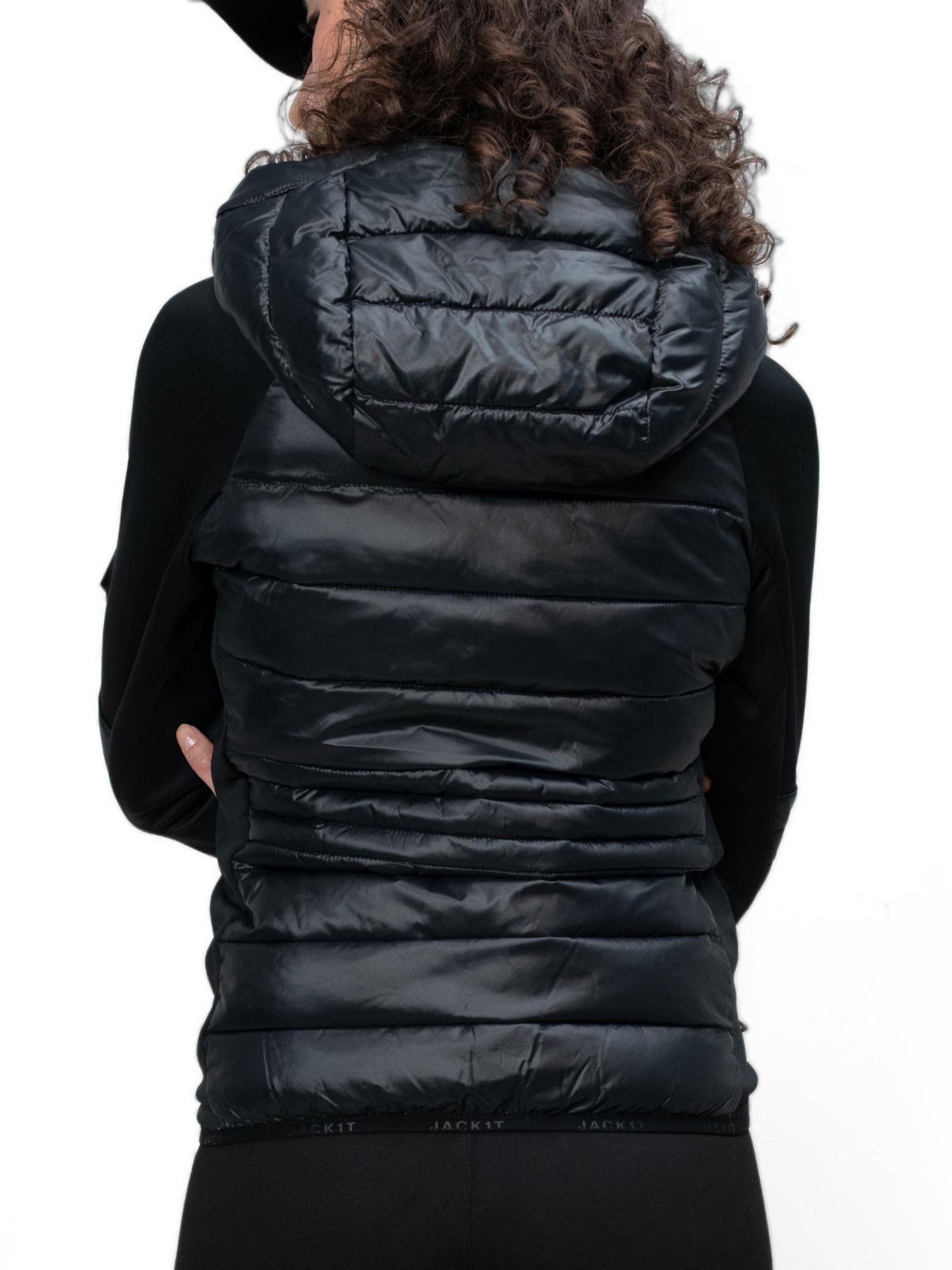 Женская куртка JACK1T Calypso Hybrid Hooded, цвет: Чёрный — фото 3