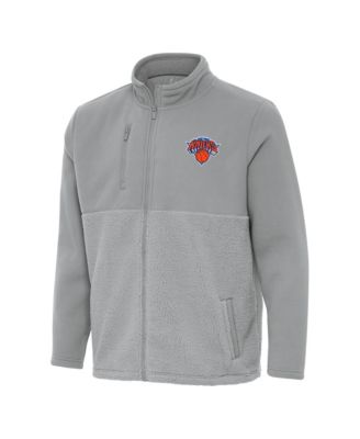 Men's Gray New York Knicks Daily Fused Full-Zip Jacket