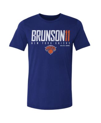 Men's Jalen Brunson Blue New York Knicks Elite T-Shirt