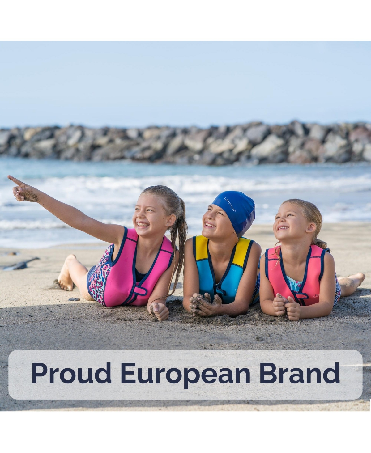 Limmys Swim Vest for Toddlers and Kids - Adjustable Buoyancy, Ce Certified, Award-Winning Design, Soft Neoprene, Carry Bag Included
