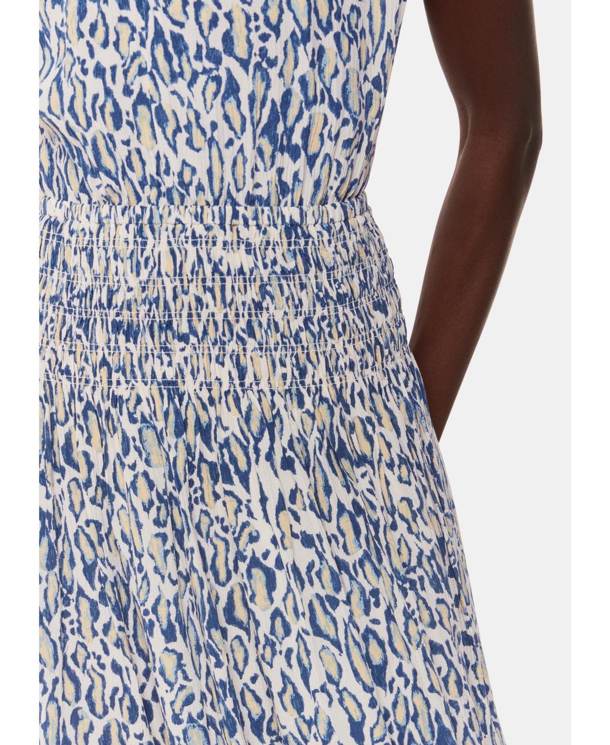 Whistles Women's Flaming Leopard Print Midi Dress