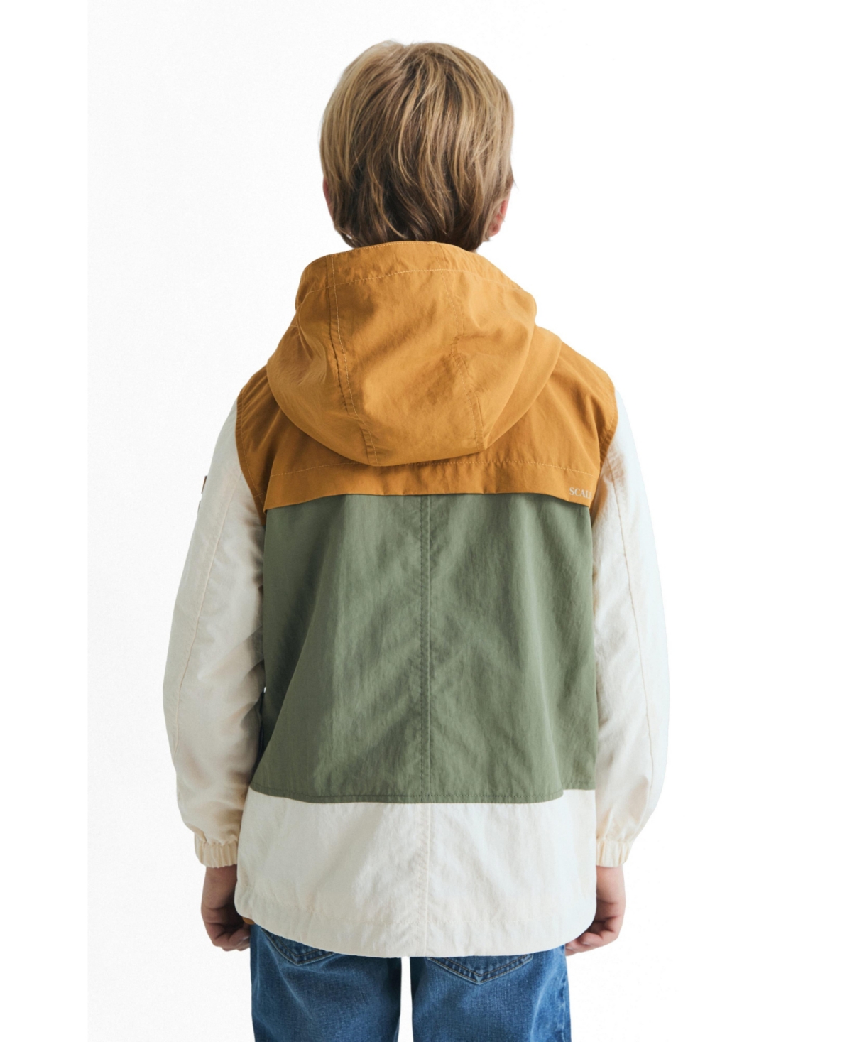 Scalpers Women's Color Block Technical Coat with Hood
