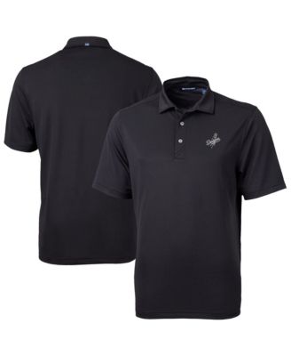 Men's Black Los Angeles Dodgers Virtue Eco Pique Polo Shirt