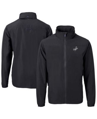 Men's Black Los Angeles Dodgers Charter Eco Full-Zip Hoodie Jacket
