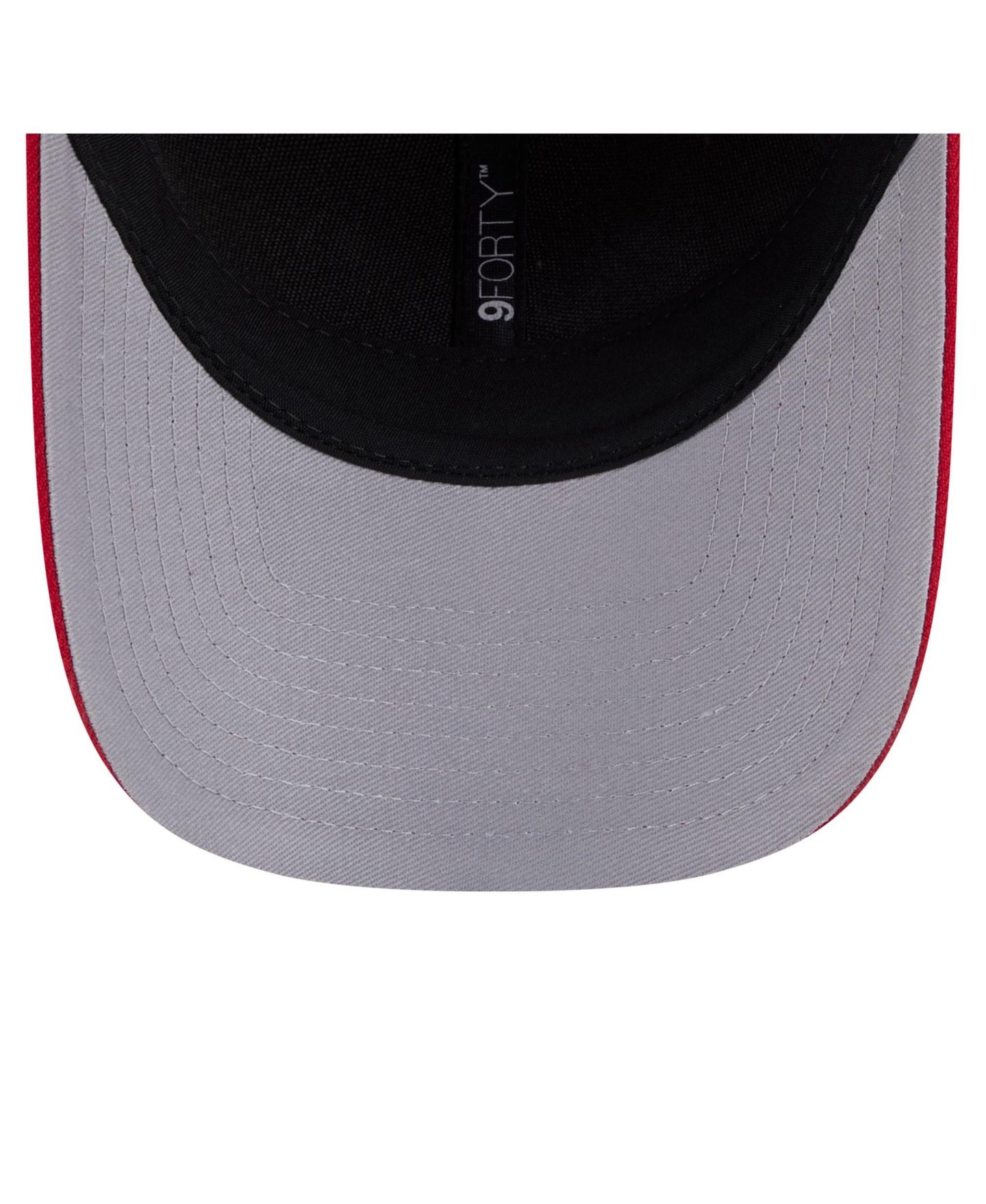 Мужская кепка New Era Red Carolina Hurricanes 9FORTY M-Crown Adjustable Hat — фото 5