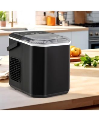 Countertop Ice Maker with Self Cleaning Function for Home Office