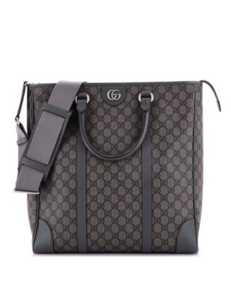Tall Ophidia Convertible Open Tote GG Coated Canvas