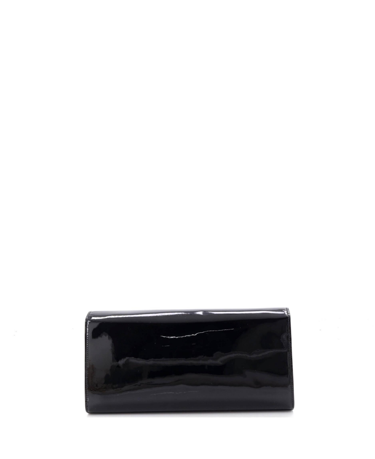 Pre-Owned Saint Laurent Long Classic Monogram Clutch Patent