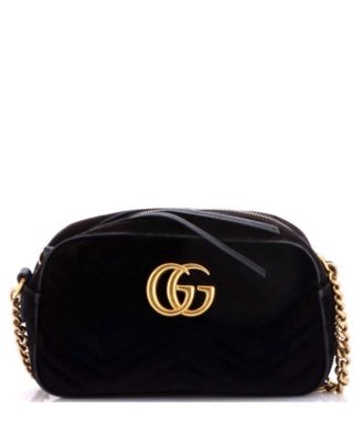 Small GG Marmont Shoulder Bag Matelasse Velvet