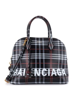 Medium Logo Ville Bag Printed Leather