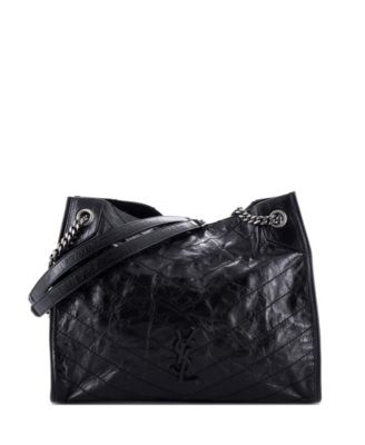 Medium Niki Shopping Tote Matelasse Chevron Leather