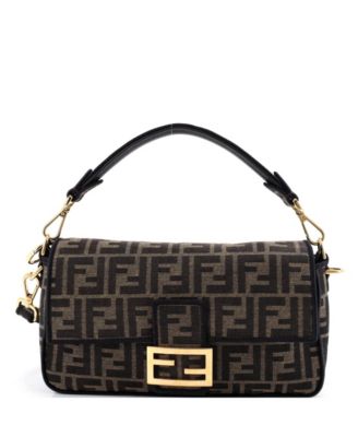 Medium Baguette NM Bag Zucca Canvas