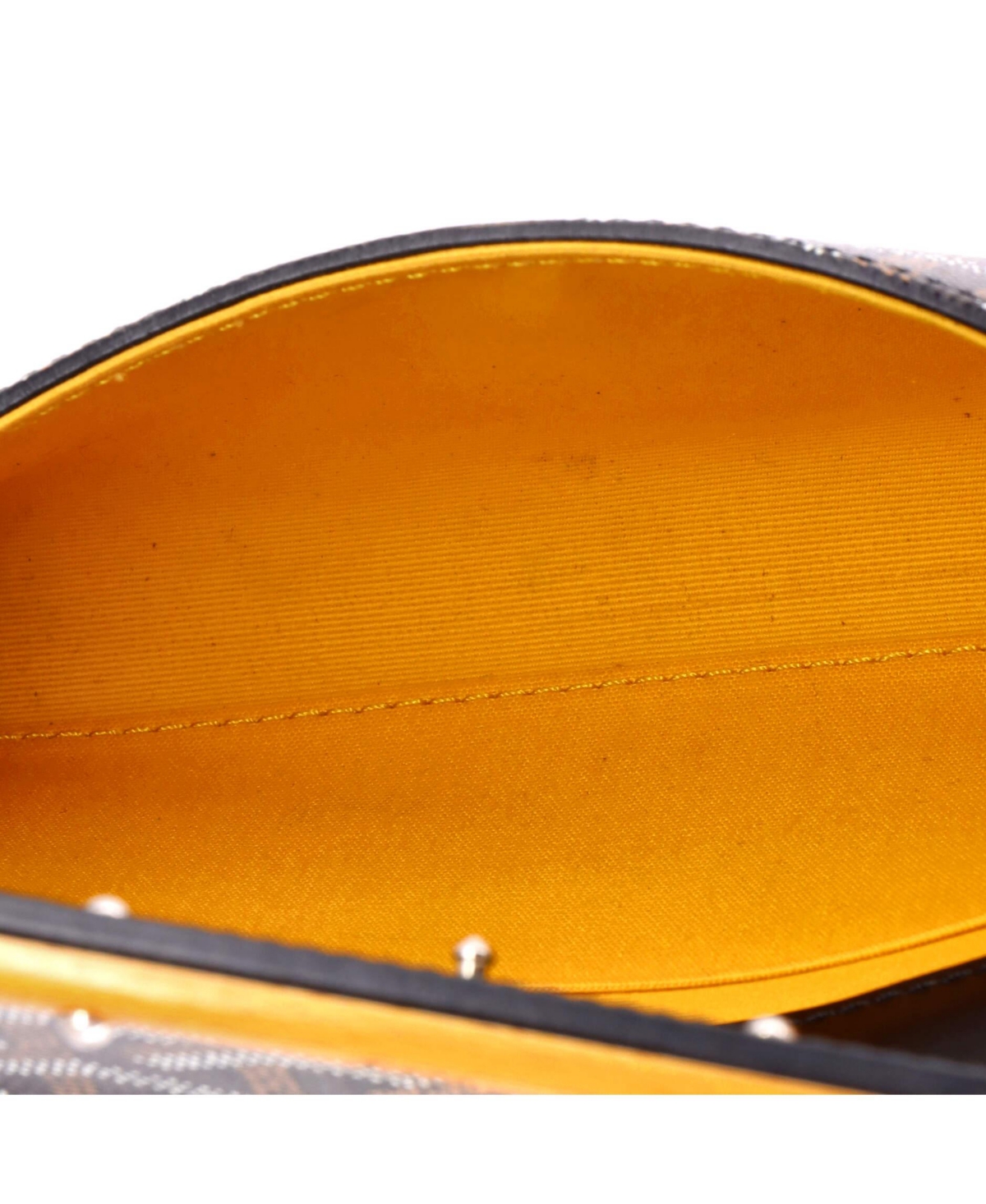 Pre-Owned Goyard Pm Monte Carlo Clutch with Strap Coated Canvas