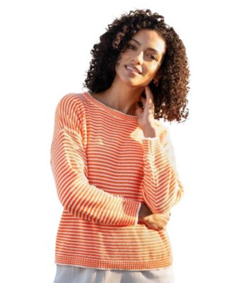 Women's Knitted Stripe Relaxed Jumper