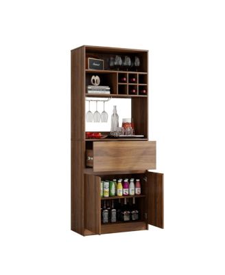 Kitchen Wine Cabinet, Multi-functional Storage Cabinet