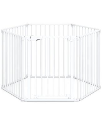 Extra Wide 6-Panel Adjustable Gate Fits 34.5-154 in Openings