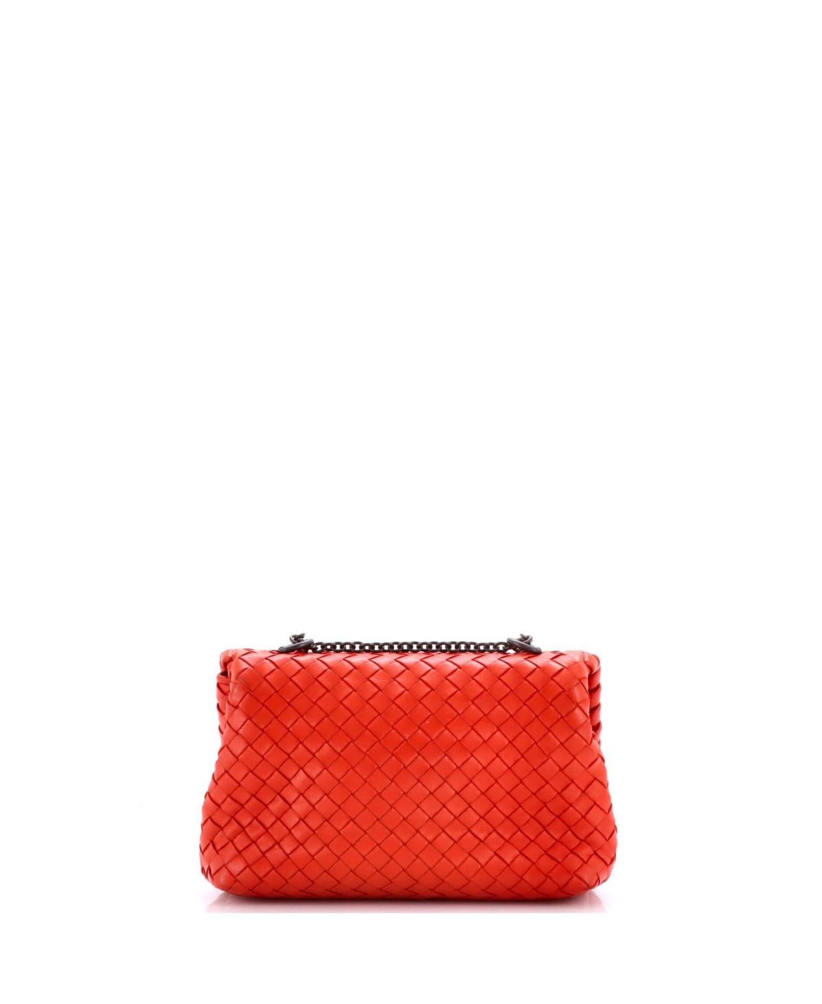 Pre-Owned Bottega Veneta Small Olimpia Crossbody Bag Intrecciato Nappa