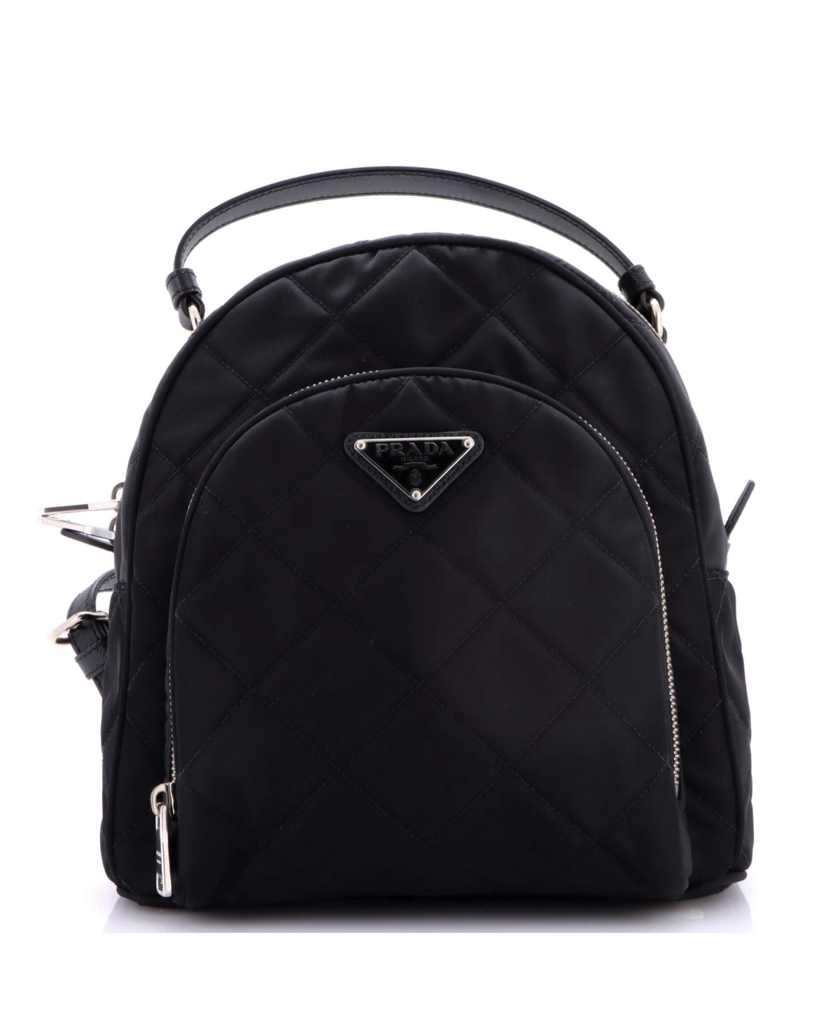 Pre-Owned Prada Zaino Backpack Quilted Tessuto
