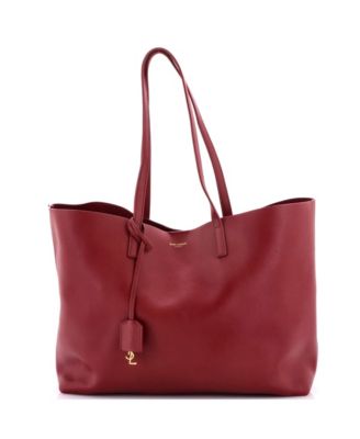 Large Shopper Tote Leather