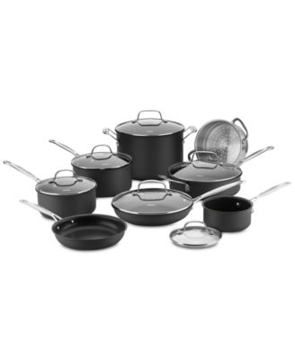 Chef’s Classic Hard-Anodized 14-Pc. Cookware Set 