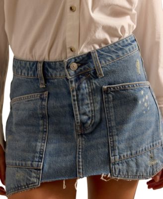 Women's Mini Denim Skirt