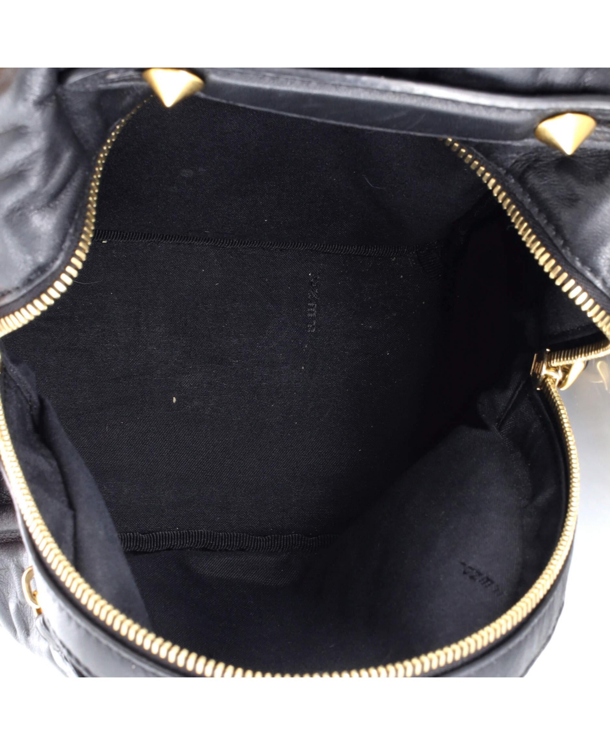 Pre-Owned Fendi Mini By The Way Backpack Zucca Embossed Leather