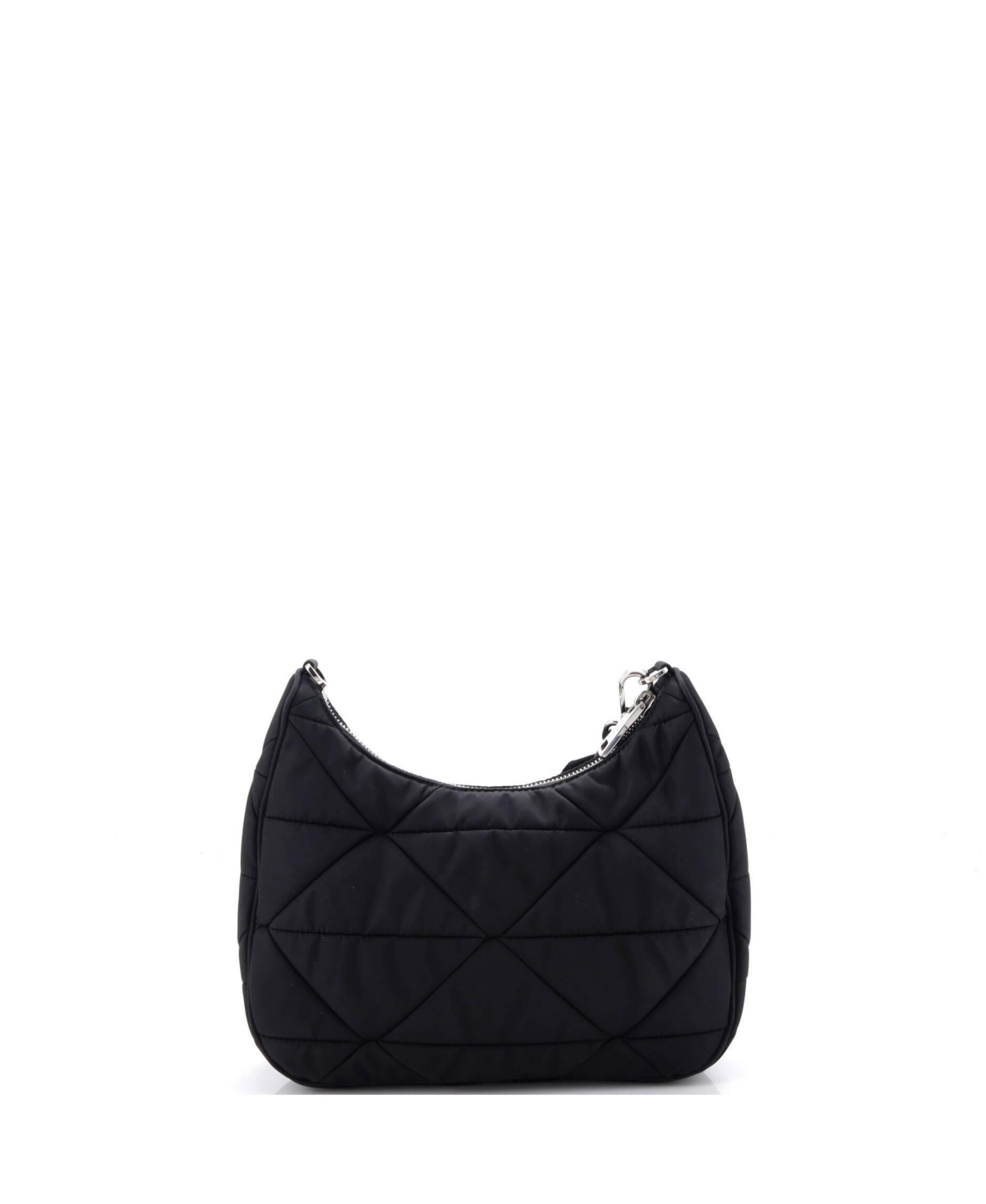 Pre-Owned Prada Small Re-Edition Shoulder Bag Quilted Tessuto