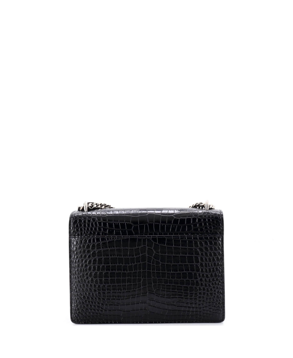 Pre-Owned Saint Laurent Medium Sunset Crossbody Bag Embossed Leather