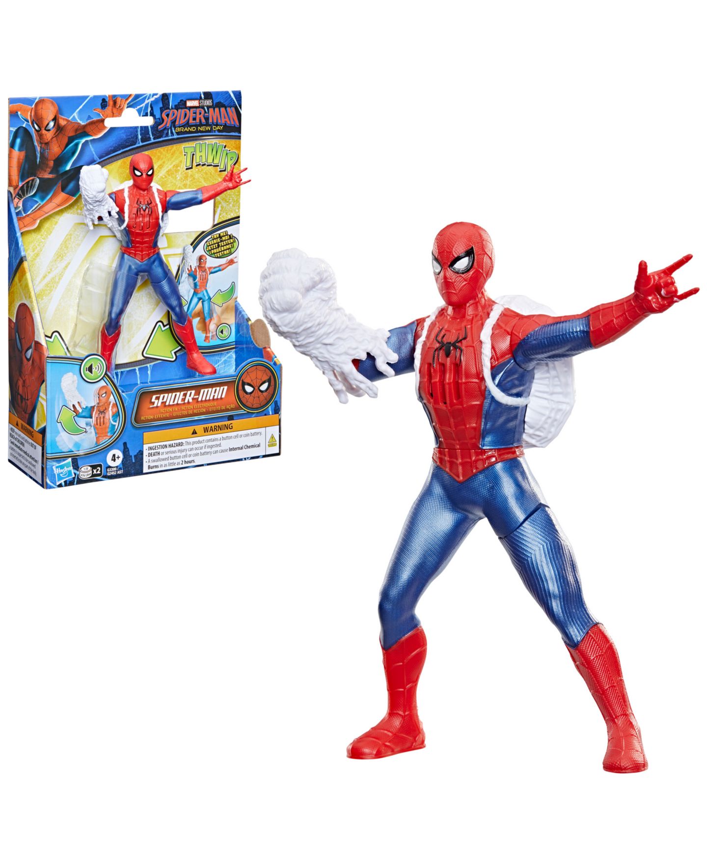 Детская фигурка Spider-Man Marvel Studios Brand New Day FX 6" Action Figure, Ages 4+ — фото 3