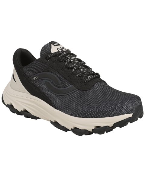 Женские кроссовки Ryka Devotion Hiking Lace-Up, цвет: Чёрный сетчатый