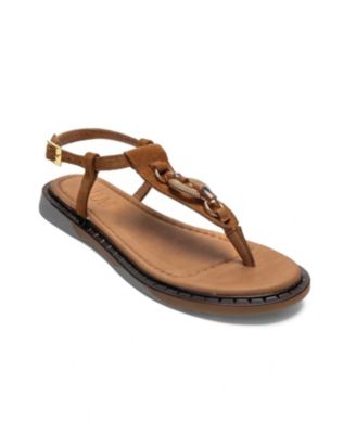 Women's Tiana Leather Buckled Sandal