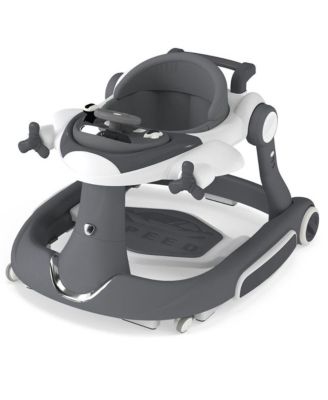 Convertible Baby Activity Walker with Adjustable Height, Foldable Design and Interactive Play Features