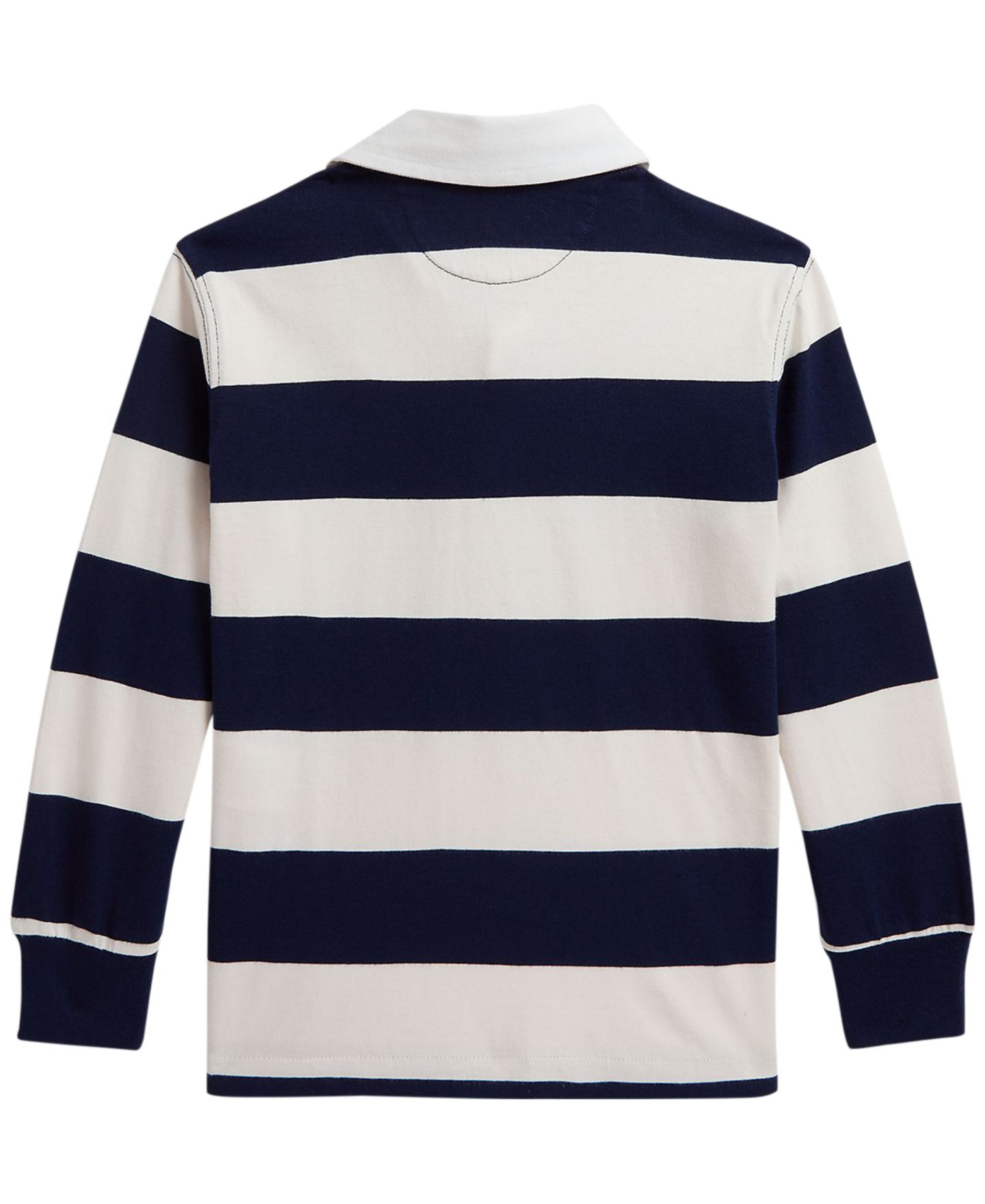 Рубашка Polo Ralph Lauren Iconic Long-Sleeve Rugby Shirt для мальчиков, цвет: Пляжный жёлтый / Оливковый — фото 8