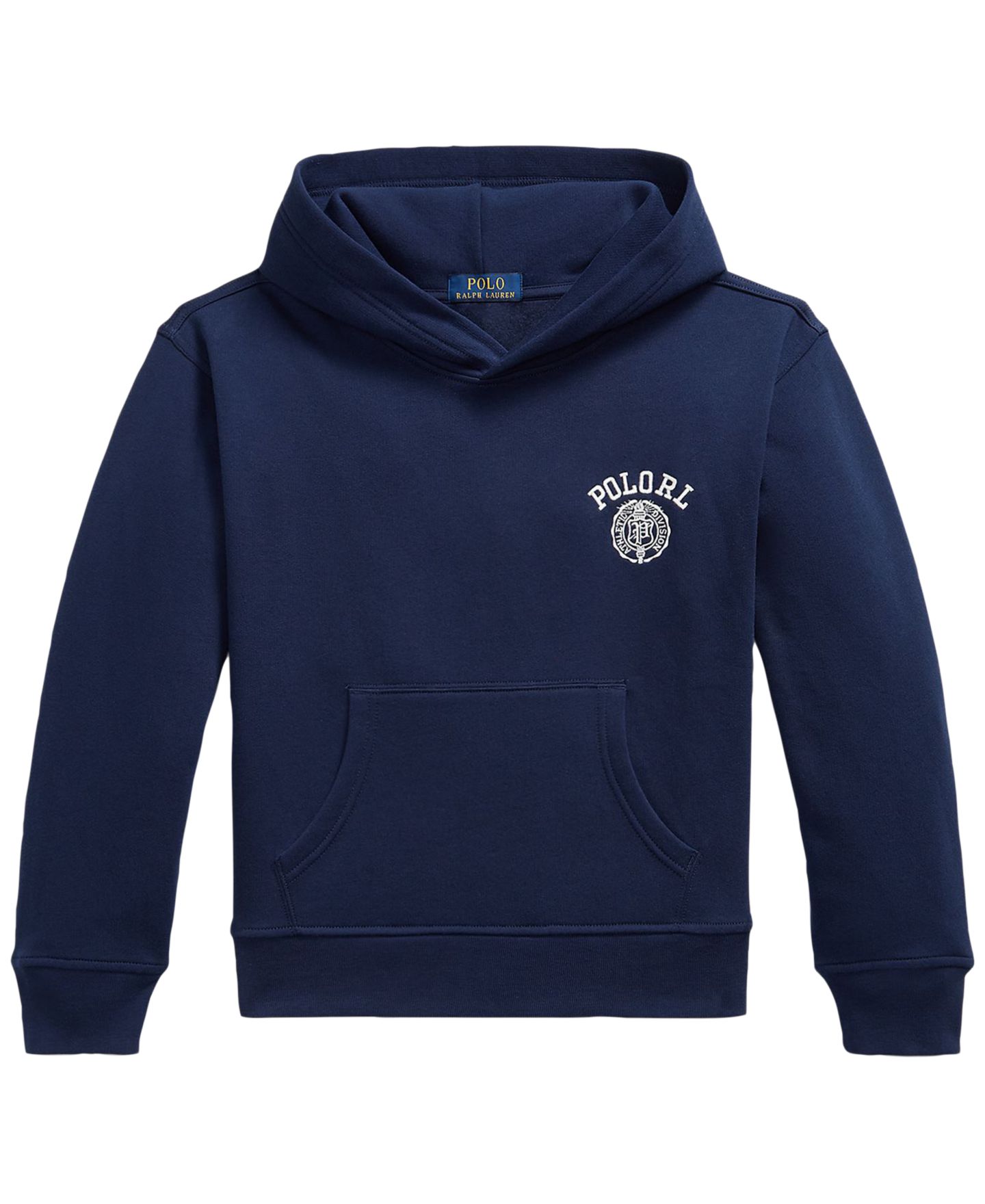 Худи Polo Ralph Lauren Big Fit Logo Fleece для мальчиков, цвет: Тёмно-синий — фото 1