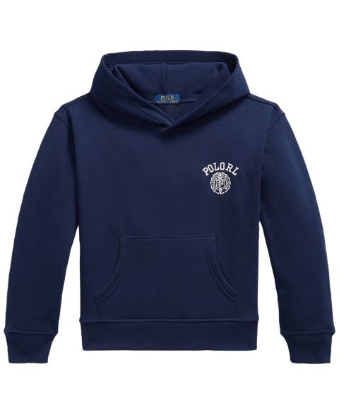 Худи Polo Ralph Lauren Big Fit Logo Fleece для мальчиков, цвет: Тёмно-синий