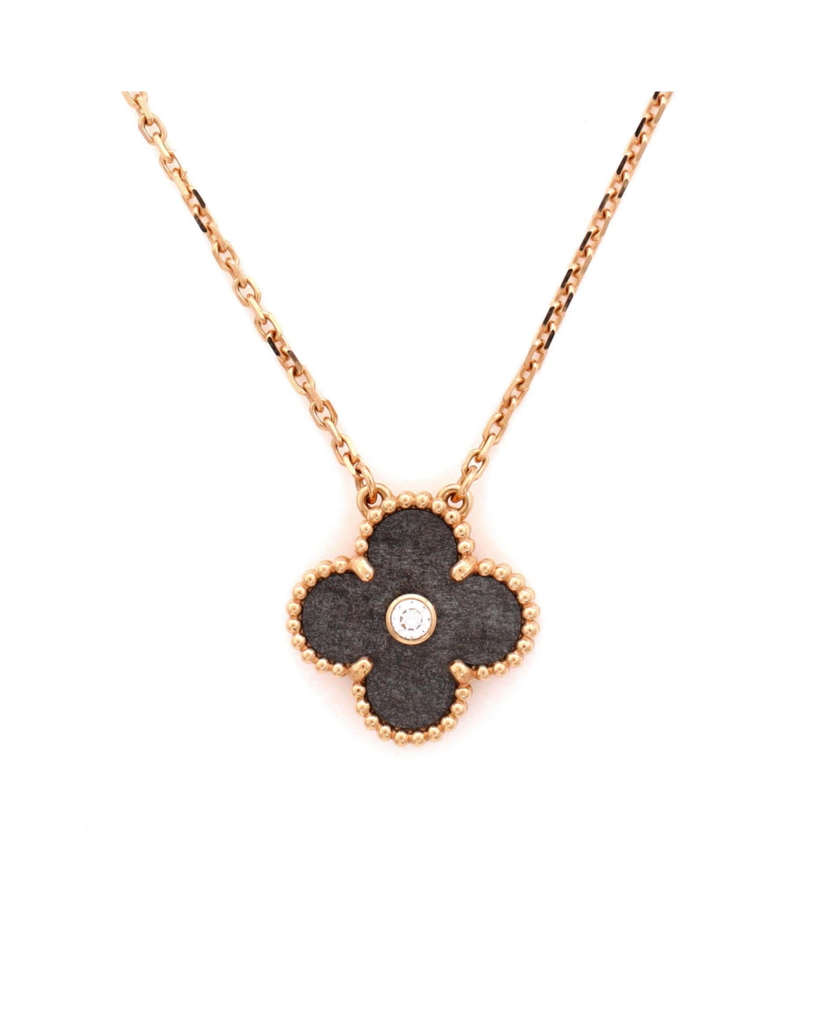 Pre-Owned Van Cleef & Arpels Vintage Alhambra Pendant Necklace