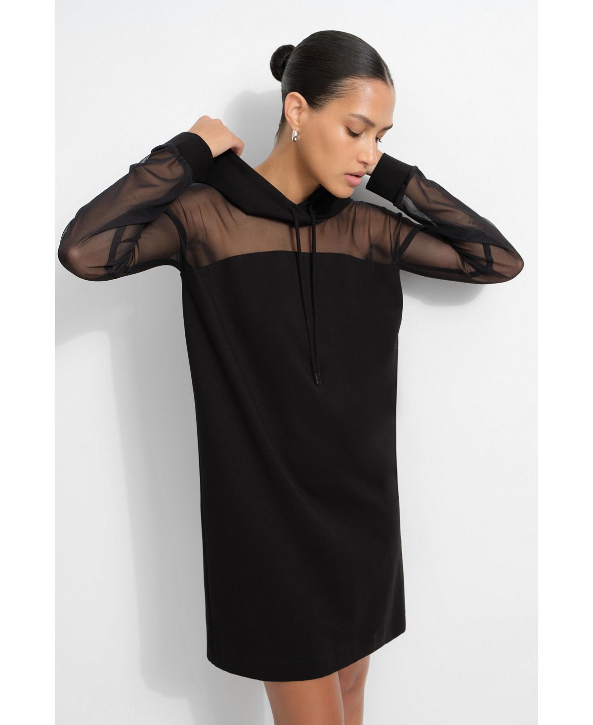 Marcella Women's Park Hoodie Dress view 7 — MAYCSS fashion products